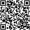 QR code to be scanned with mobile device to generate mobile app account opening page journey for sole customers.