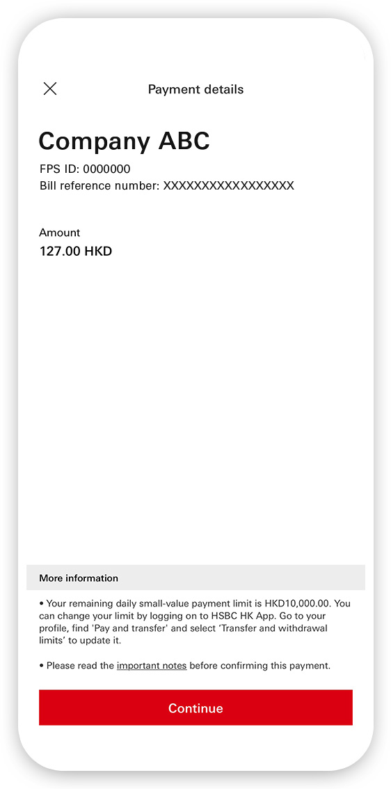 Pay with QR code step 4